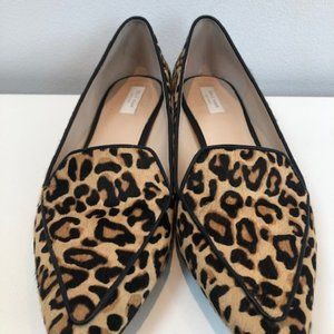 Cole Haan leopard print loafers, size 8.5